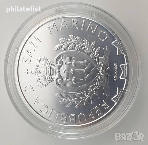 Сан Марино 2026 – 5 евро – Сокол - 1 OZ Сребърна монета BU, снимка 5 - Нумизматика и бонистика - 54466821