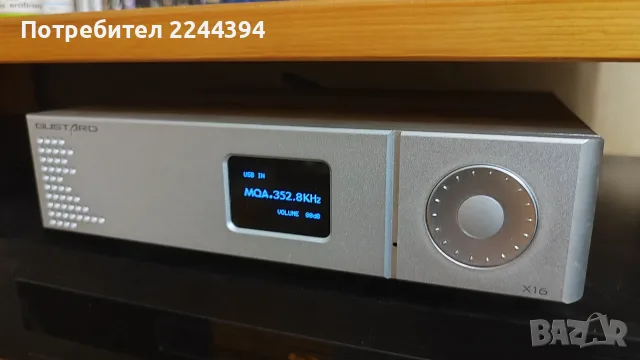 Дигитално-аналогов конвертор GUSTARD DAC-X16, снимка 2 - Ресийвъри, усилватели, смесителни пултове - 55364747