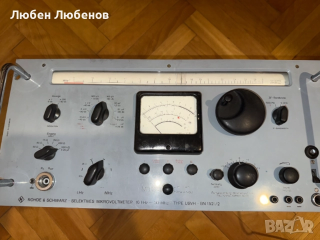 Реставриране на Селективен Микроволтметър Rohde & Schwarz USVH BN1521/2 RF 10kHz-30MHz