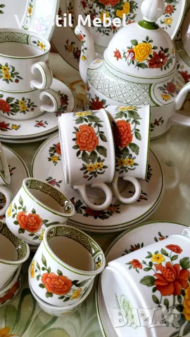 Огромен сервиз за хранене и кафе Villeroy & Boch Summer Day , снимка 14 - Сервизи - 55406618