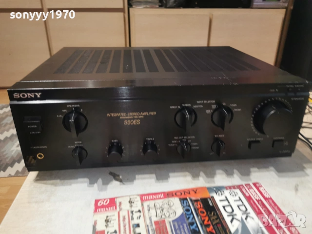 SONY TA-F550ES AMPLIFIER-MADE IN JAPAN ВНОС SWISS 1207261026L1