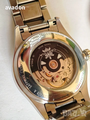 Certina DS-1 automatic Swiss Made ETS saphire wr100m, снимка 9 - Мъжки - 54697614