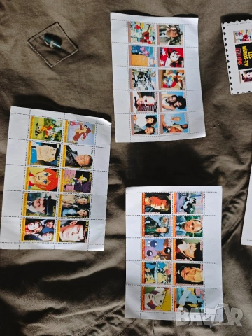Марки Пиф Pif présente une collection de 50 timbres les héros TV 1989, снимка 7 - Колекции - 54898293