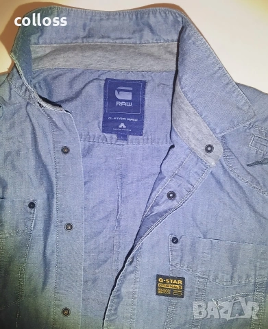 G-STAR RAW - оригинална риза "L", снимка 5 - Ризи - 54139495