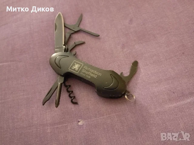 Richardson sheffield английско марково тип швейцарско джобно ножче без луфт като ново 8 части, снимка 3 - Оборудване и аксесоари за оръжия - 55479192