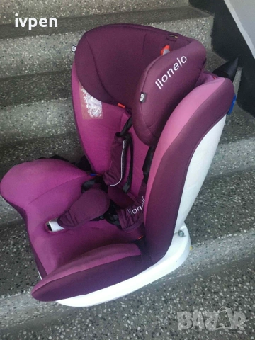 Столче за кола ISOFIX Lionelo Bastiaan, Въртящо, 9-36 кг, Лилаво, снимка 2 - Столчета за кола и колело - 55253946