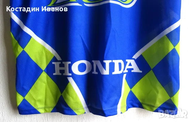  Moto GP Honda 15 Sete Gibernau Daring джърси полиестерна мoто тениска XL, снимка 4 - Тениски - 55323590