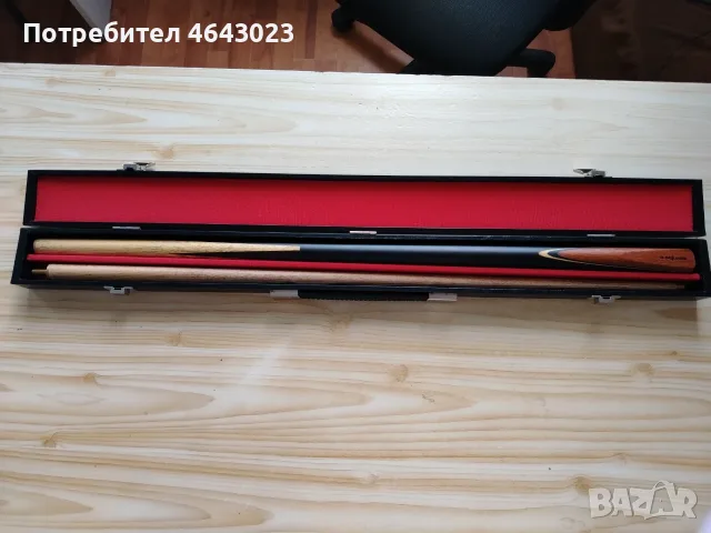 Продавам щека за билярд B-Square с твърд куфар, снимка 2 - Други спортове - 55326350