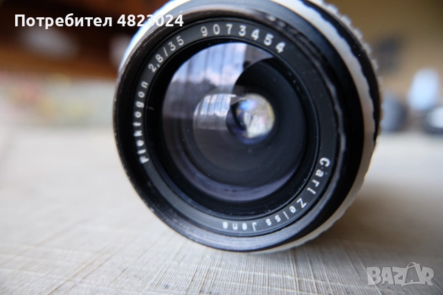 Carl Zeiss Jena Flektogon 35mm f2.8 Lens. Exakta Mount, снимка 9 - Обективи и филтри - 54492998