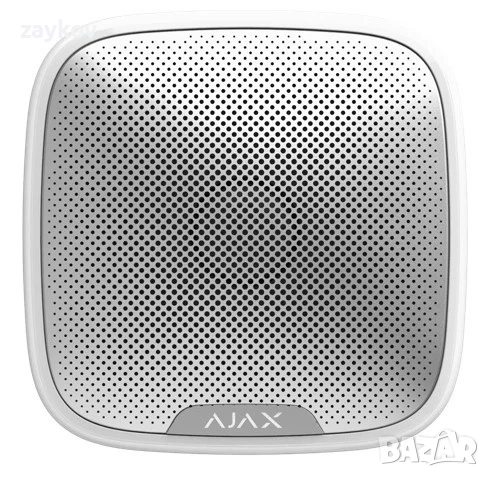 Ajax Systems 38178.07.WH1 StreetSiren Jeweller - безжичен външен сирен