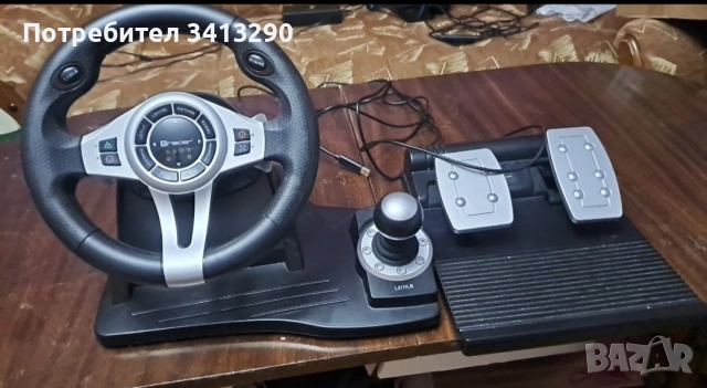 Волан с педали Tracer - Roadster 4 in 1, PC/PS3/PS4/Xbox One
