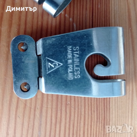 Комплект 6 броя ретро метални щипки за проявяване на филми – Stainless, Полша, снимка 2 - Чанти, стативи, аксесоари - 54385671