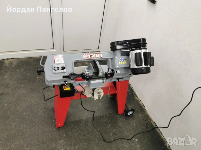 Ленторез Лентова машина за рязане на метал Holzmann BS115 230 V, 550 W, 110x140, снимка 2 - Други машини и части - 55160096