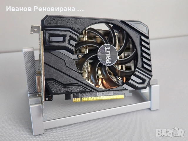 Видео карта Palit StormX GTX 1660ti 6GB GDDR6 Nvidia, снимка 2 - Видеокарти - 54793852