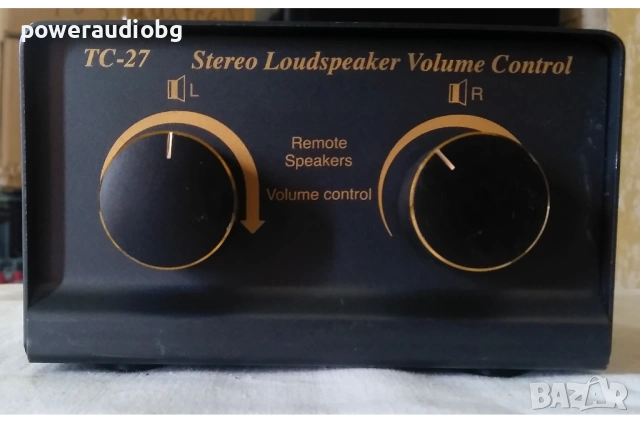 СТЕРЕО КОНТРОЛ НА СИЛАТА НА ГОВОРИТЕЛИТЕ TC-27 stereo loudspeaker volume control - 2бр., снимка 2 - Тонколони - 54495437