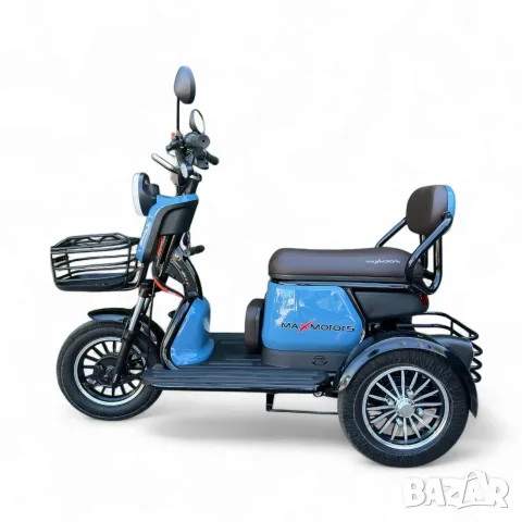 Нова Мощна Електрическа Триколка Max Motors Grand Pudding 2000W / 60V 25Ah, снимка 5 - Инвалидни скутери - 55503715