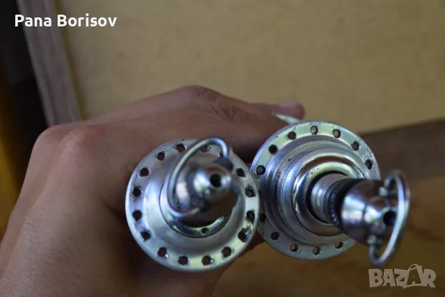 Ретро Шосейни Главини Campagnolo Record 32 дупки Комплект, снимка 7 - Части за велосипеди - 55443538