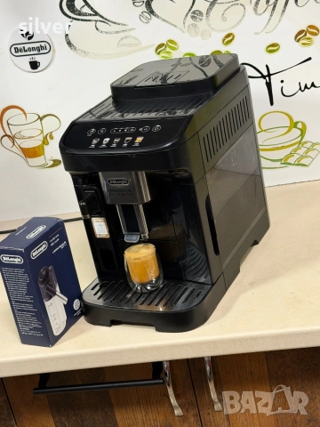 Кафемашина кафе автомат delonghi magnifica evo с гаранция, снимка 3 - Кафемашини - 54842692