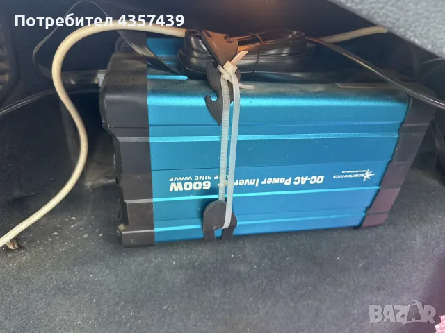 2 бр. Solartronics FS600D инвертор 12V 230V 600W чиста синусоида, снимка 4 - Аксесоари и консумативи - 55657727