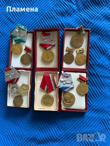 Социалистически медали / 11 бр. , снимка 2 - Антикварни и старинни предмети - 53957160