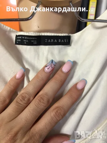 Дълга рокля ZARA., размер L, снимка 5 - Рокли - 55316977