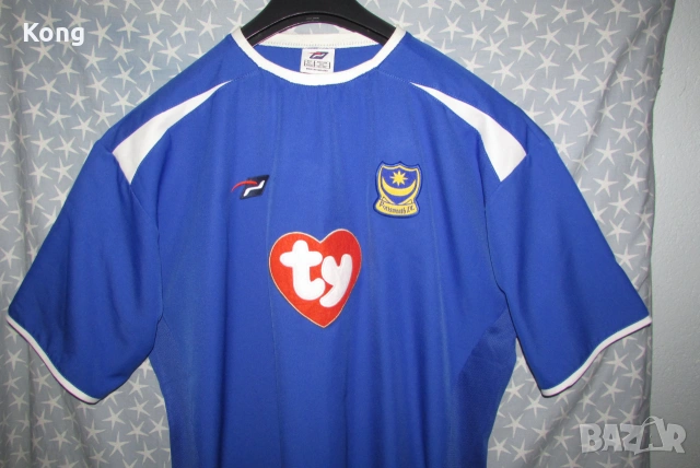 винтидж фланелка Пол Гаскойн Англия футболна тениска Портсмут Portsmouth England Lazio Umbro, снимка 4 - Футбол - 55248882