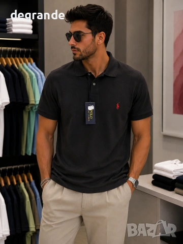 ♣️ Мъжки Тениски 💫Polo💫 Зелена и Черна 
