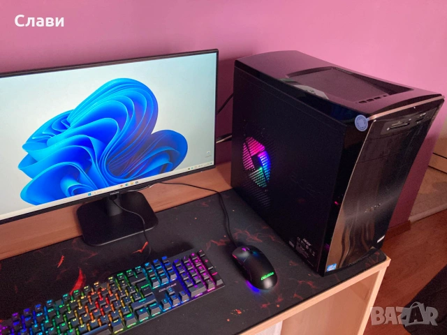 Геймърски компютър Acer Aspire Intel core I5, NVIDIA GTX 750Ti, 16GB RAM, SSD, Windows 11, снимка 5 - Геймърски - 54016745