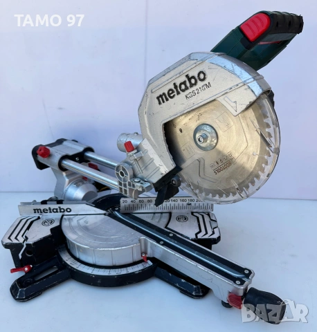 Metabo KGS216M - Настолен циркуляр с герунг 1500W Ø216mm, снимка 4 - Триони и циркуляри - 55269501
