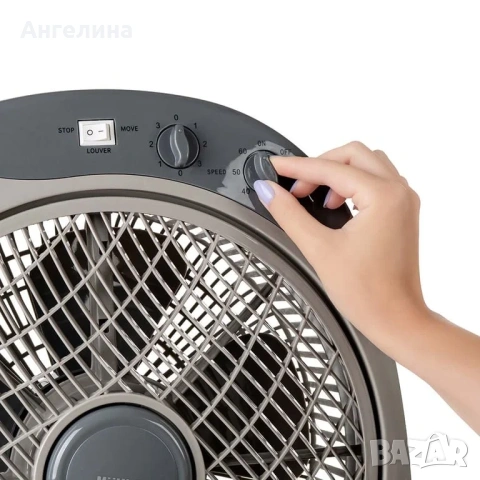 Вентилатор подов 12''Muhler SMX-1235, 35W, бокс, таймер, снимка 5 - Вентилатори - 55128984