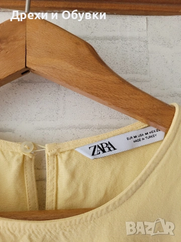 Жълта лятна рокля Zara , снимка 2 - Рокли - 54539109