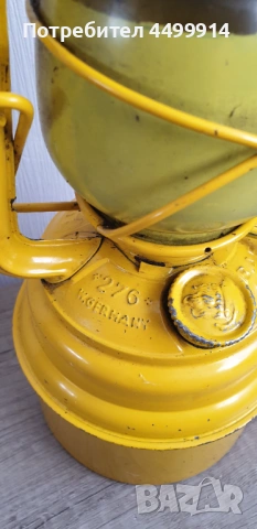 Фенер Feuerhand Storm 276 Baby Special жълт, снимка 5 - Антикварни и старинни предмети - 53965190