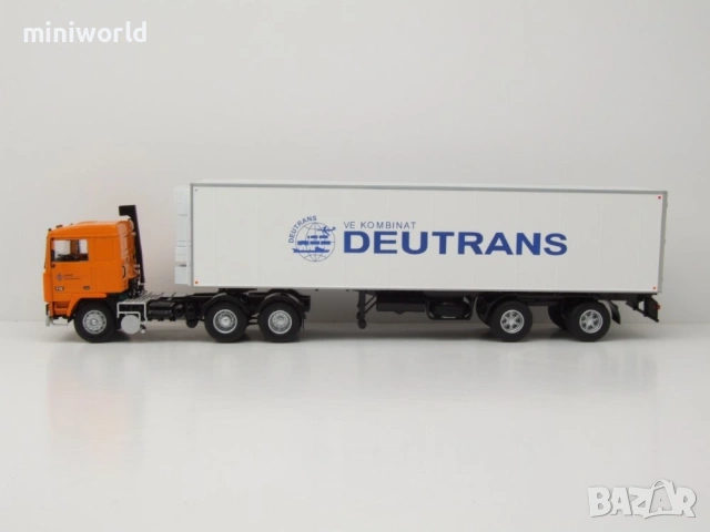 Volvo F12 Sattelzug Deutrans 1980 - мащаб 1:43 на Premium ClassiXXs моделът е нов в кутия, снимка 5 - Колекции - 54682710