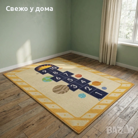 Детски килим за игра 120х160см - различни модели - противохлъзгащ миещ се, снимка 5 - Други - 54076294