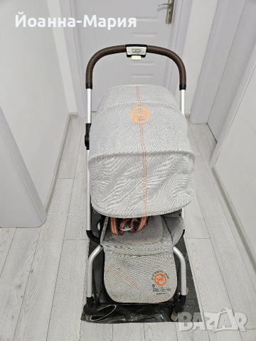 Детска количка Cybex Eezy S Twist+ – въртяща се седалка 360°, снимка 2 - Детски колички - 55216651