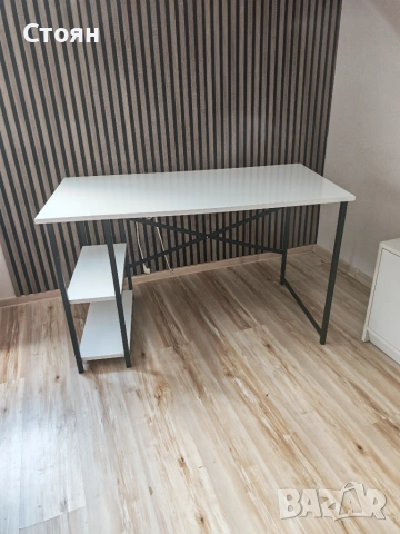 Бюро с метални крака , снимка 5 - Бюра - 55003222
