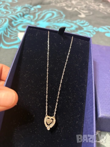 Гривна Пандора ,обеци Сваровски колие Сваровски , снимка 4 - Гривни - 53984185