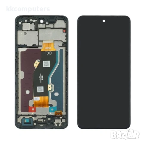 Дисплей за ZTE Blade A75 (4G) с корпусна рамка