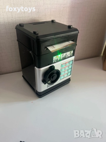 Касичка сейф Moneybox 23545 – с ПИН код, черен цвят, снимка 13 - Образователни игри - 54559025