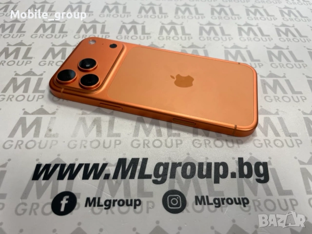 #MLgroup предлага iPhone 17 Pro Max 256GB Orange 100%, втора употреба.
