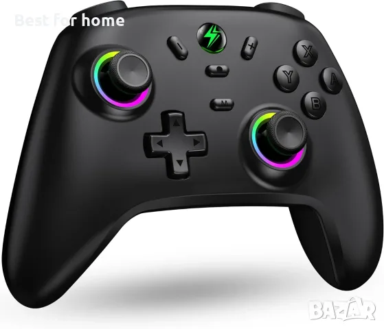 NinjaPlusOX Switch контролер за Nintendo Switch/2/Lite/OLED, безжичен джойстик Hall Joystick 