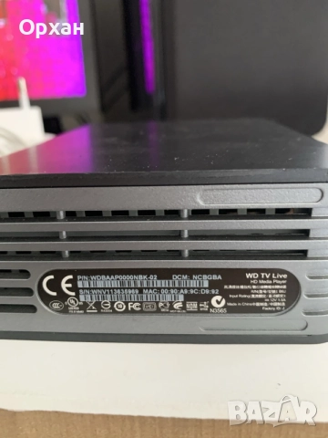 WD TV Live HD Media Player (WDBAAP0000NBK-02), снимка 4 - Аудиосистеми - 55223907