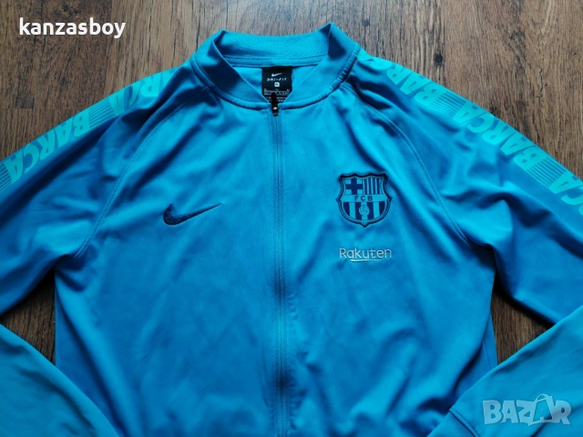 Nike Barcelona - юношеско футблно горнище 158-170см., снимка 2 - Детски анцузи и суичери - 54543594
