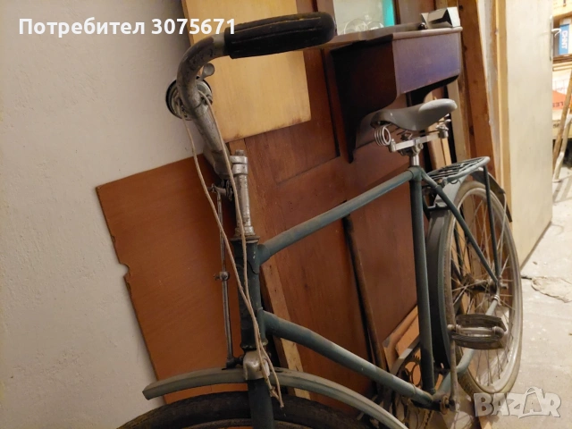 Стар мъжки градски велосипед 28" – класически модел, едноскоростен, снимка 2 - Велосипеди - 55104761