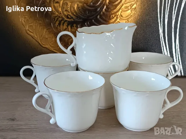 Чаши костен порцелан Ралица, снимка 6 - Колекции - 55502708