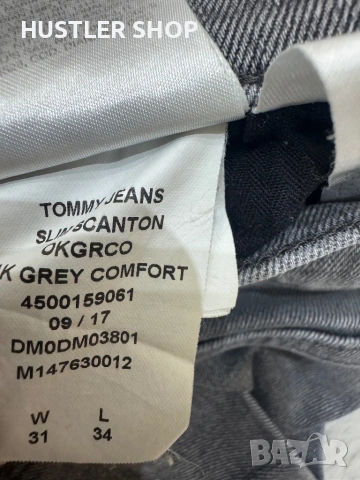 Мъжки дънки TOMMY JEANS SLIM FIT. Размер 31, снимка 8 - Дънки - 54239803