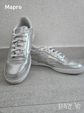 Дамски кецове Reebok Club C 85 S Shine, снимка 2 - Маратонки - 54167405