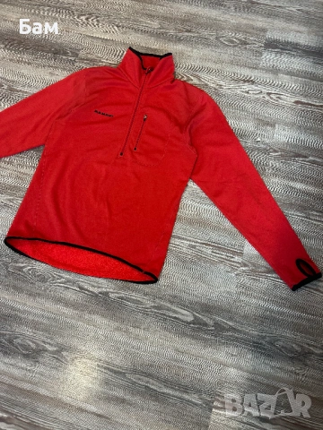 Мъжко!Mammut Aconcagua 1/4 zip размер С/М, снимка 2 - Якета - 54741948