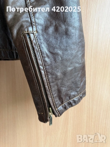 Уникално кожено яке Guess 100% естествена кожа, снимка 5 - Якета - 54272689