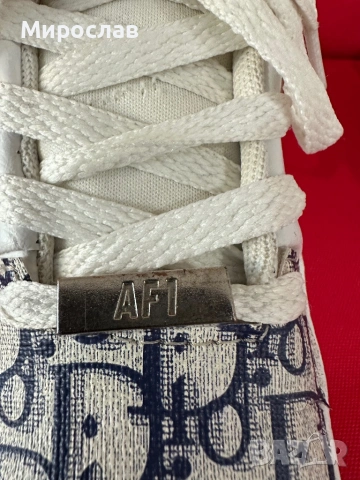 Nike AF 1 vs Dior Limited Edition дамски маратонки, снимка 6 - Маратонки - 54767944